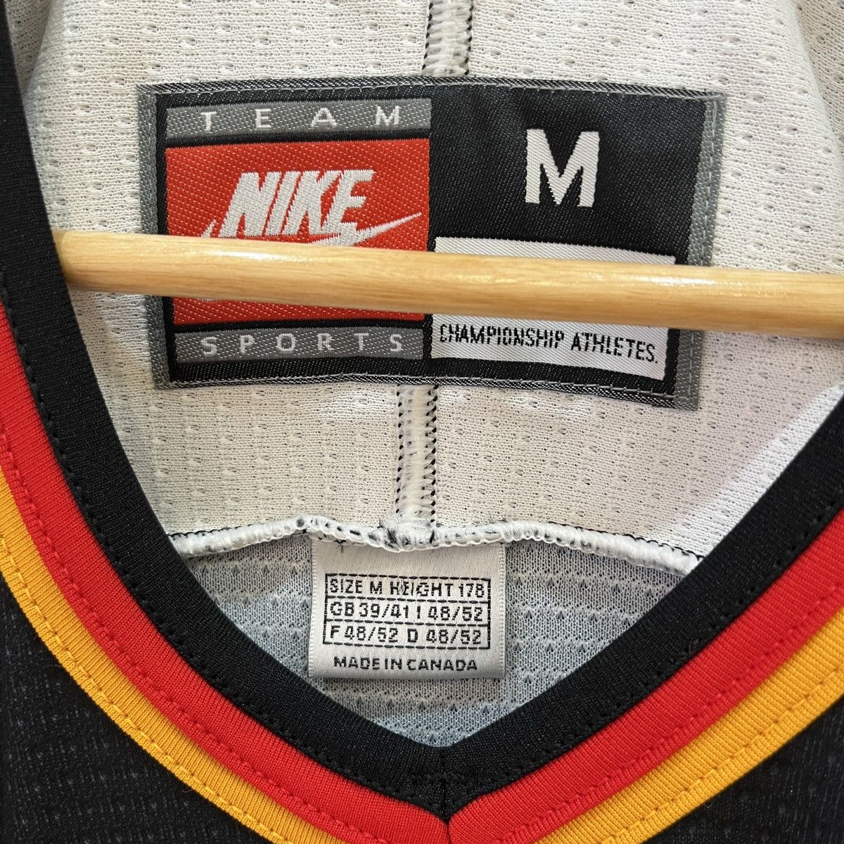 NHL × Nike × Vintage BNWOT Vintage Germany 1996 Away Nike Hockey Jersey Size US M / EU 48-50 / 2 - 7 Thumbnail