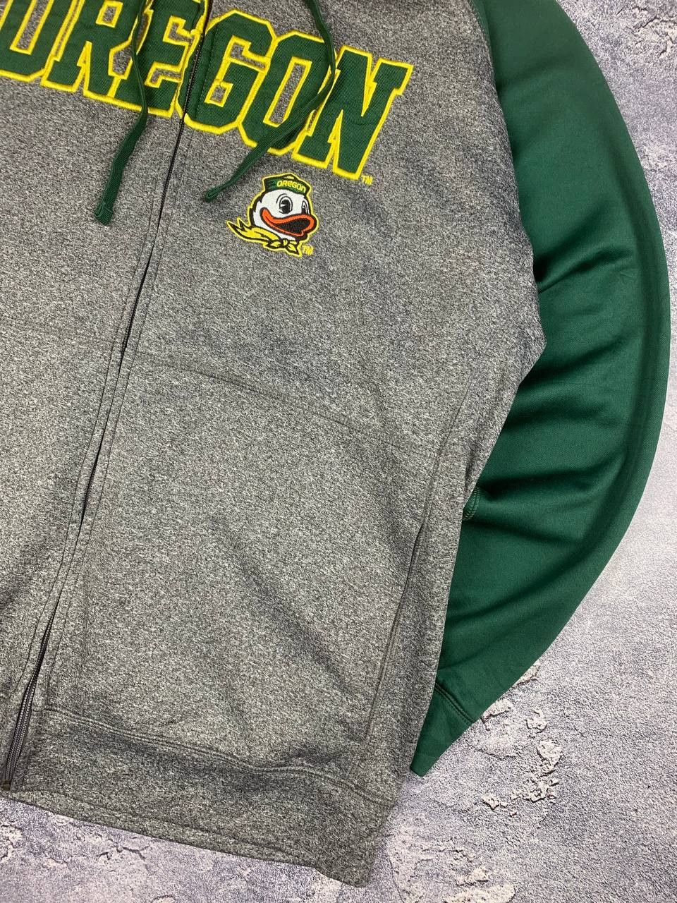 Champion Champion Oregon Ducks Full Zip Hoodie NCAA Sweatshirt Men's Size US L / EU 52-54 / 3 - 5 Thumbnail