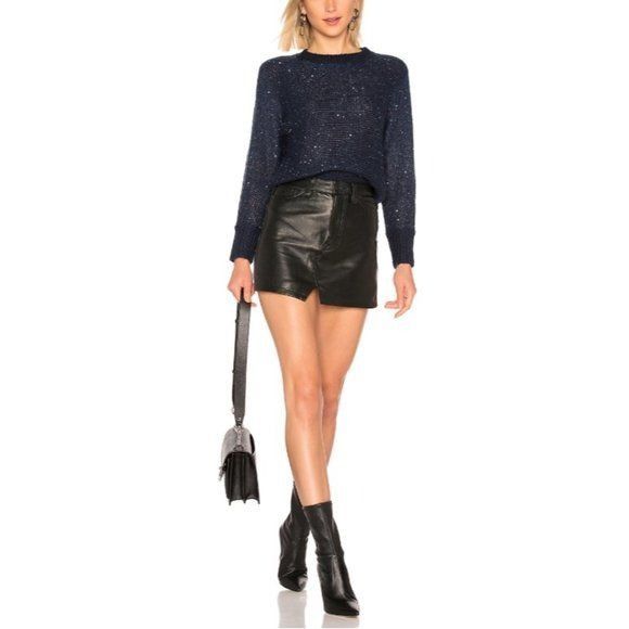 Other Lovers + Friends Desert Nights Midnight Blue Sequin Sweater Size XXS / US 00 / IT 34 - 6 Thumbnail