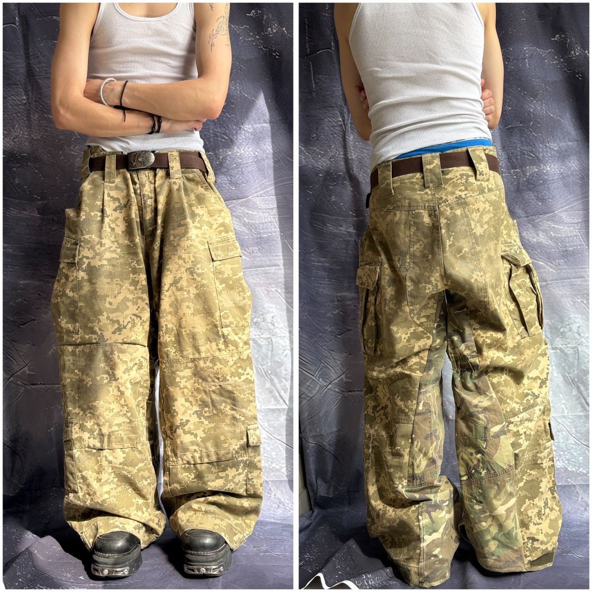 Vintage Rare camo wide Handmade Pants Size US 40 / EU 56 - 1 Thumbnail