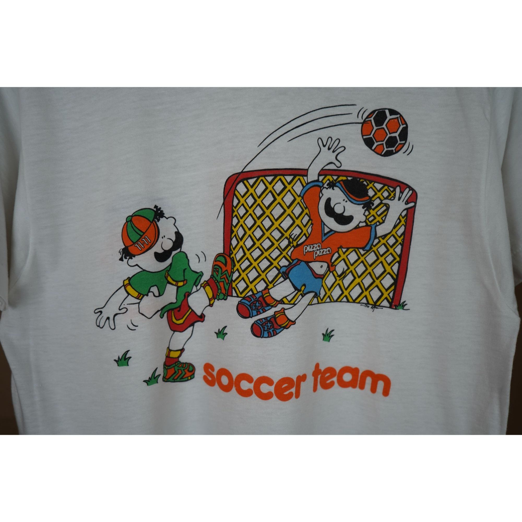 Vintage Vintage Pizza Pizza Screen Stars Tshirt Men's S #437 Size US S / EU 44-46 / 1 - 4 Thumbnail