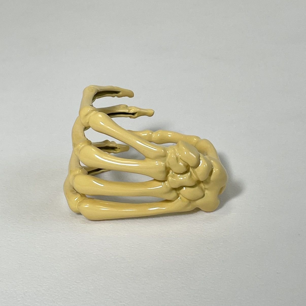 Raf Simons S/S 22 Yellow Skeleton Hand Cuff Bracelet Size ONE SIZE - 3 Thumbnail