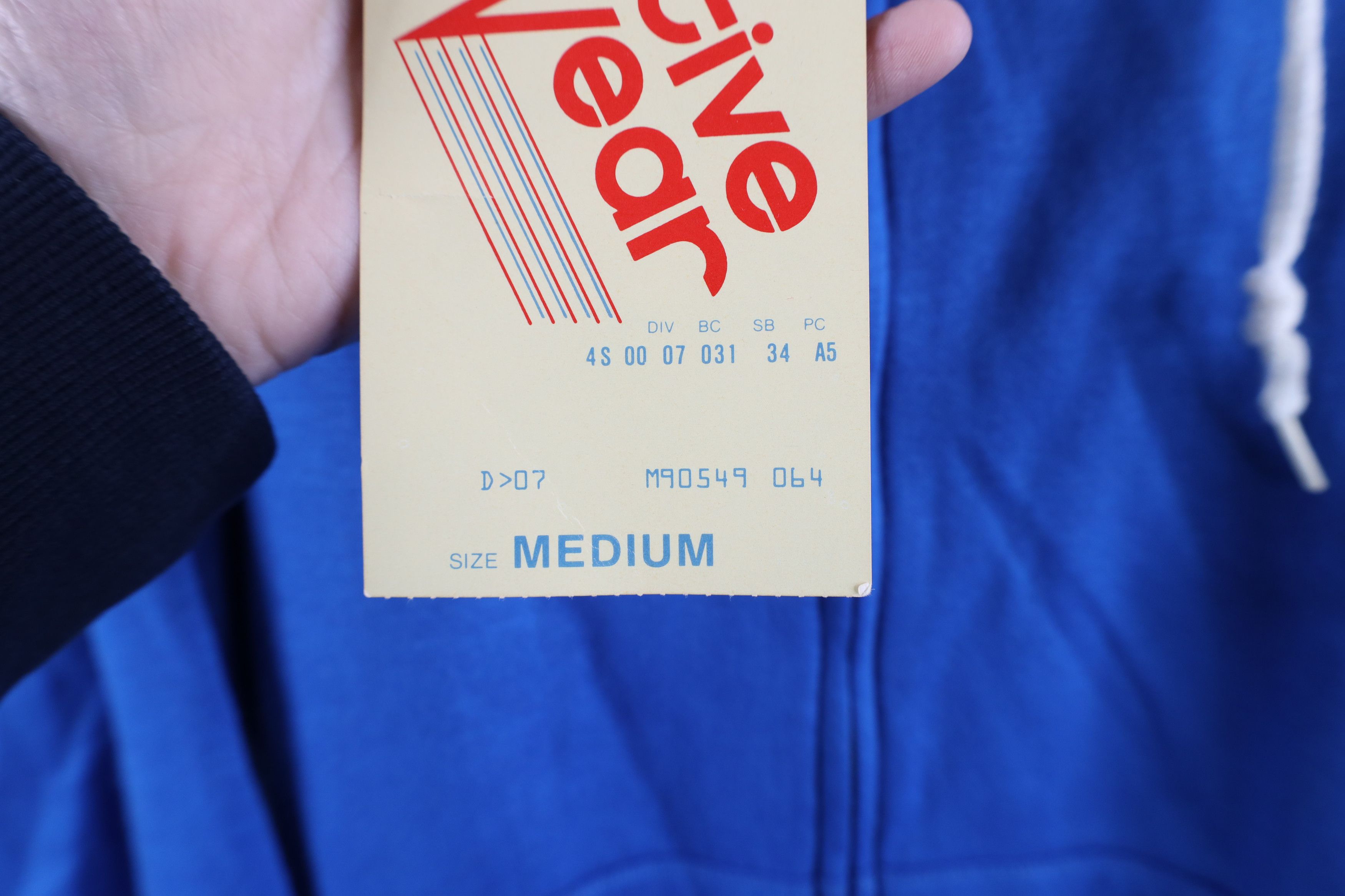 Vintage Deadstock Vintage 70s Streetwear Zip Hoodie Royal Blue USA Size US M / EU 48-50 / 2 - 5 Thumbnail