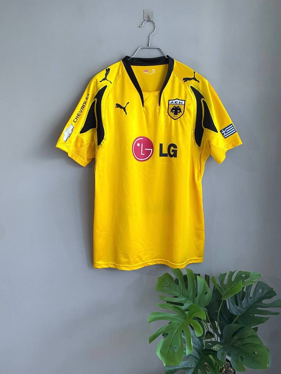 Puma Puma AEK Athens FC 2007/2008 Home Soccer Jersey, Size XL Size US XL / EU 56 / 4 - 1 Thumbnail