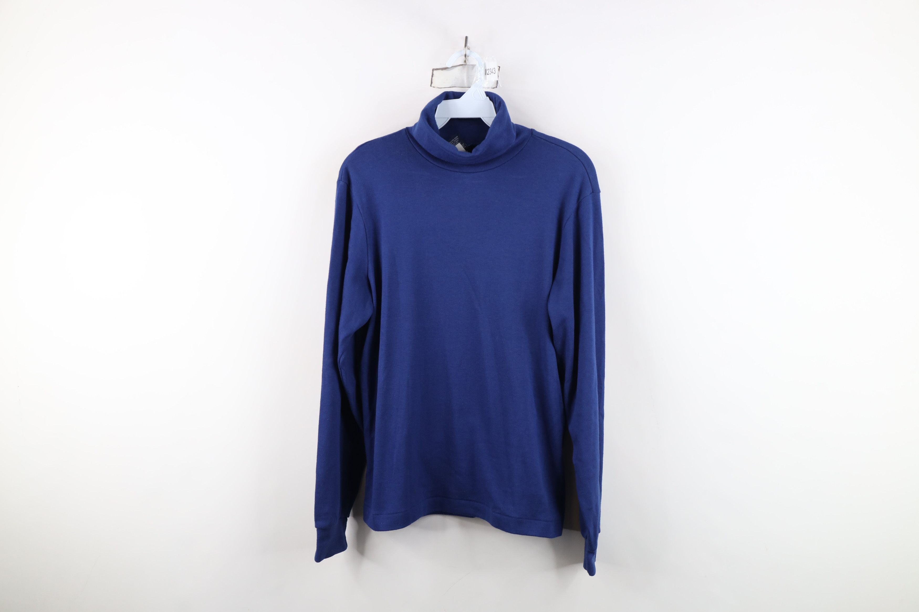 Lands' End Vintage 90s Lands End Long Sleeve Turtleneck T-Shirt USA Size M / US 6-8 / IT 42-44 - 1 Thumbnail