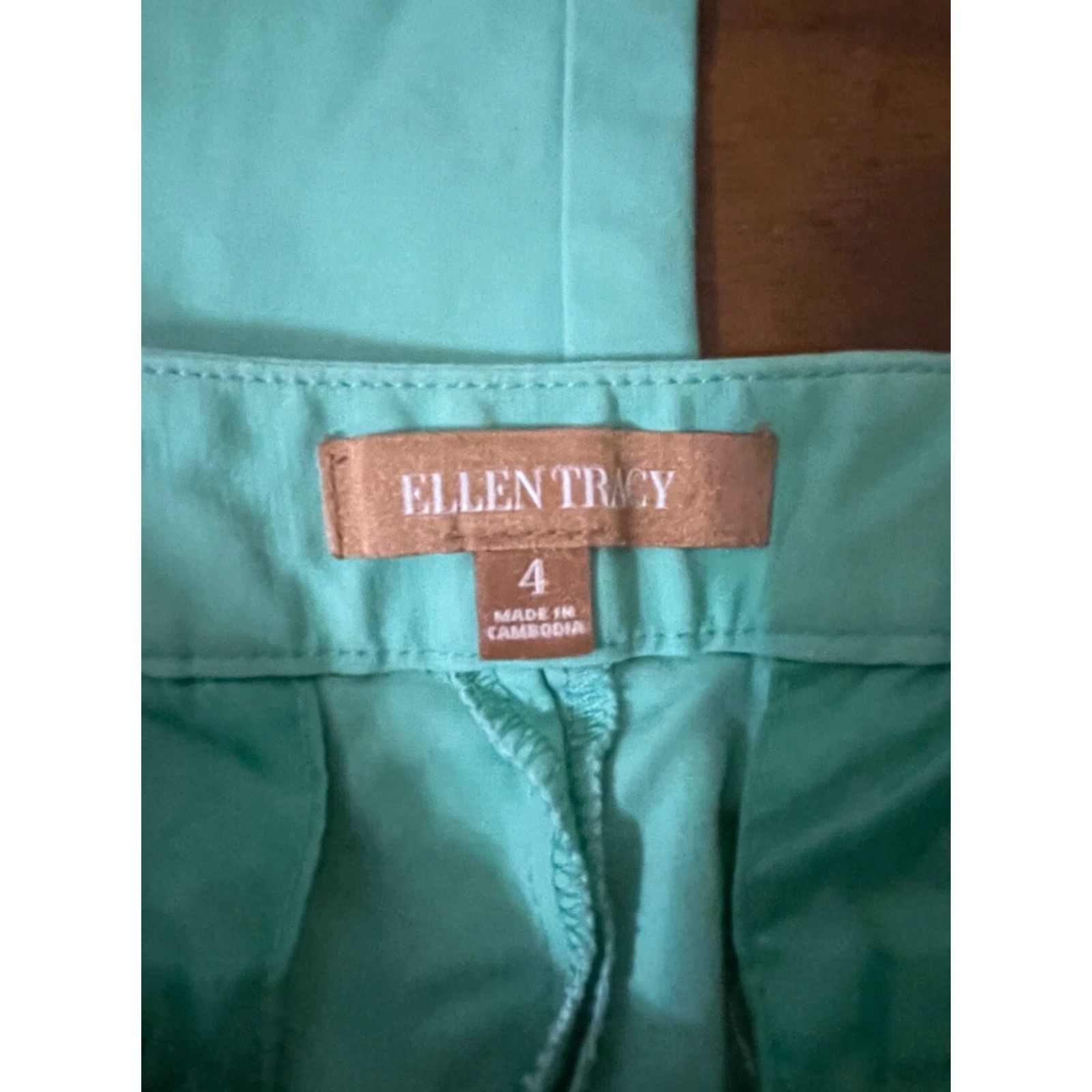 Ellen Tracy Ellen Tracy Slacks Bright Teal Size 4 Size ONE SIZE - 3 Thumbnail