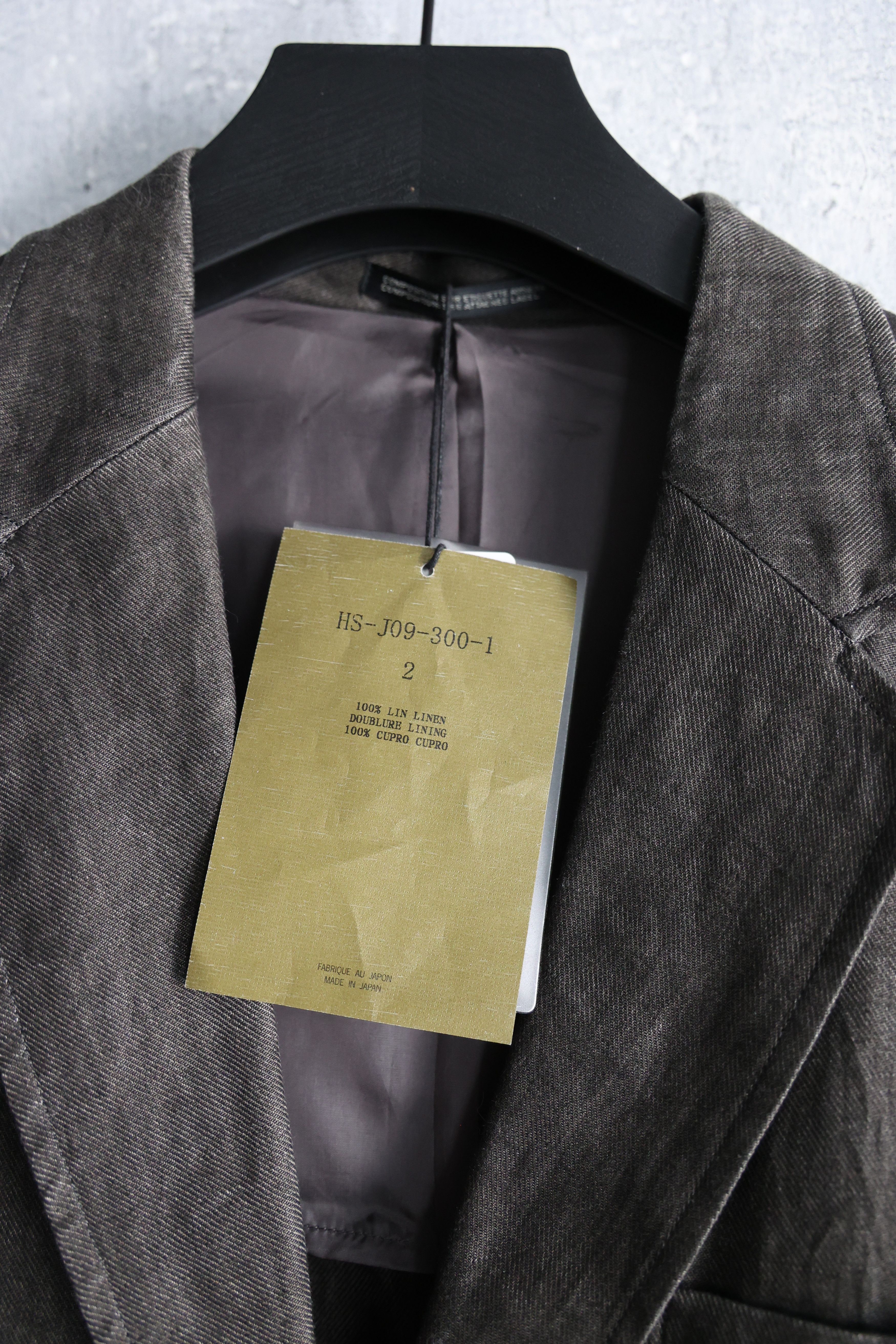 Yohji Yamamoto yohji yamamoto pour homme blazer jacket top linen Size US M / EU 48-50 / 2 - 6 Thumbnail