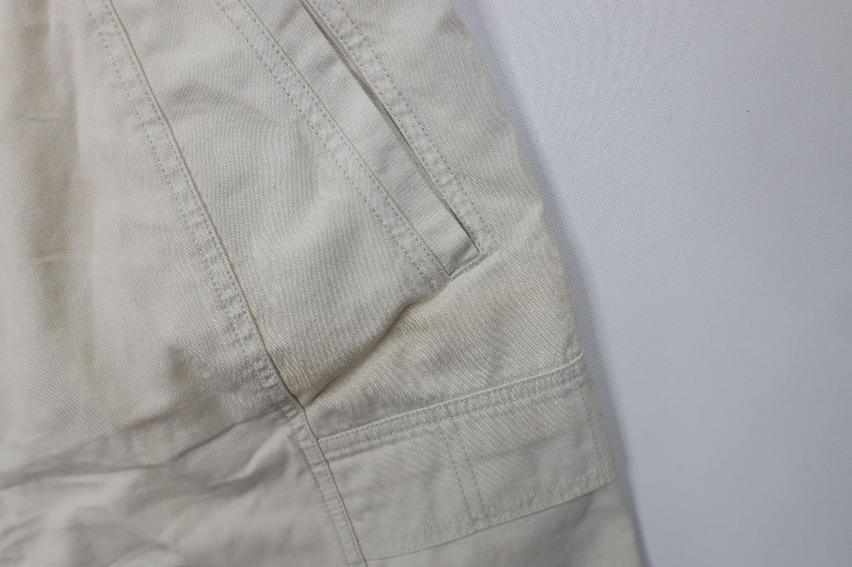 Tommy Bahama Deadstock Vintage 90s Tommy Bahama Knee Cargo Shorts Beige Size US 40 / EU 56 - 8 Thumbnail