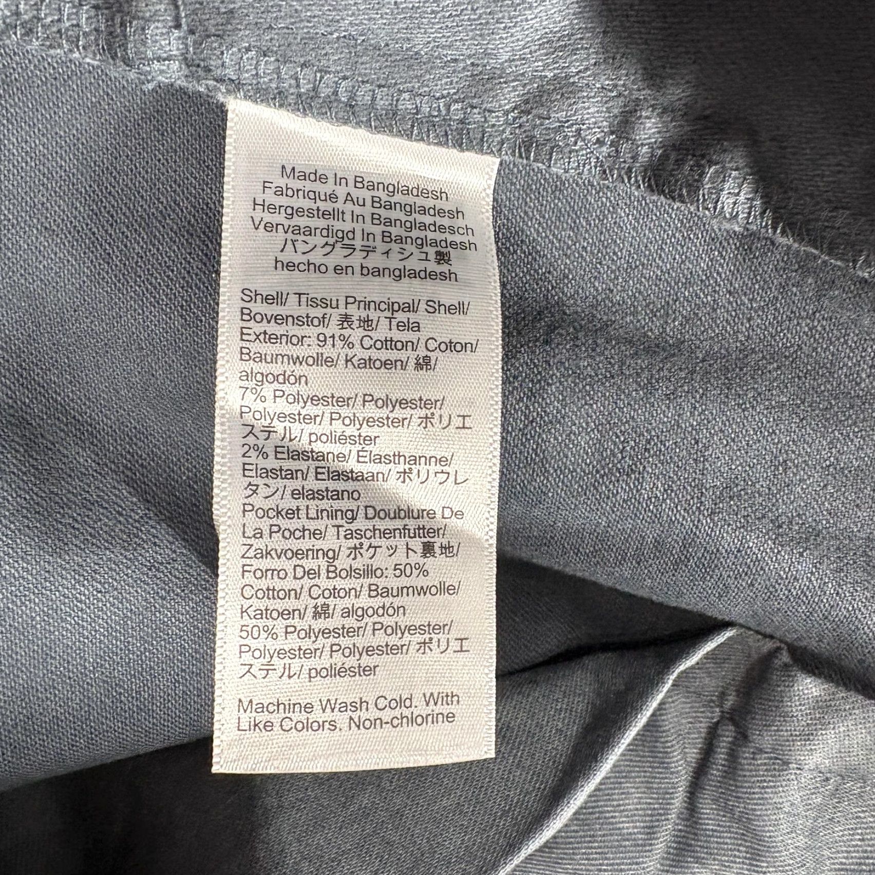 J.Crew J.CREW Straight Jeans Mens 32x34 Gray Denim 5-Pocket Cotton Polyester Stretch Garment Dye Jeans Size US 32 / EU 48 - 7 Thumbnail