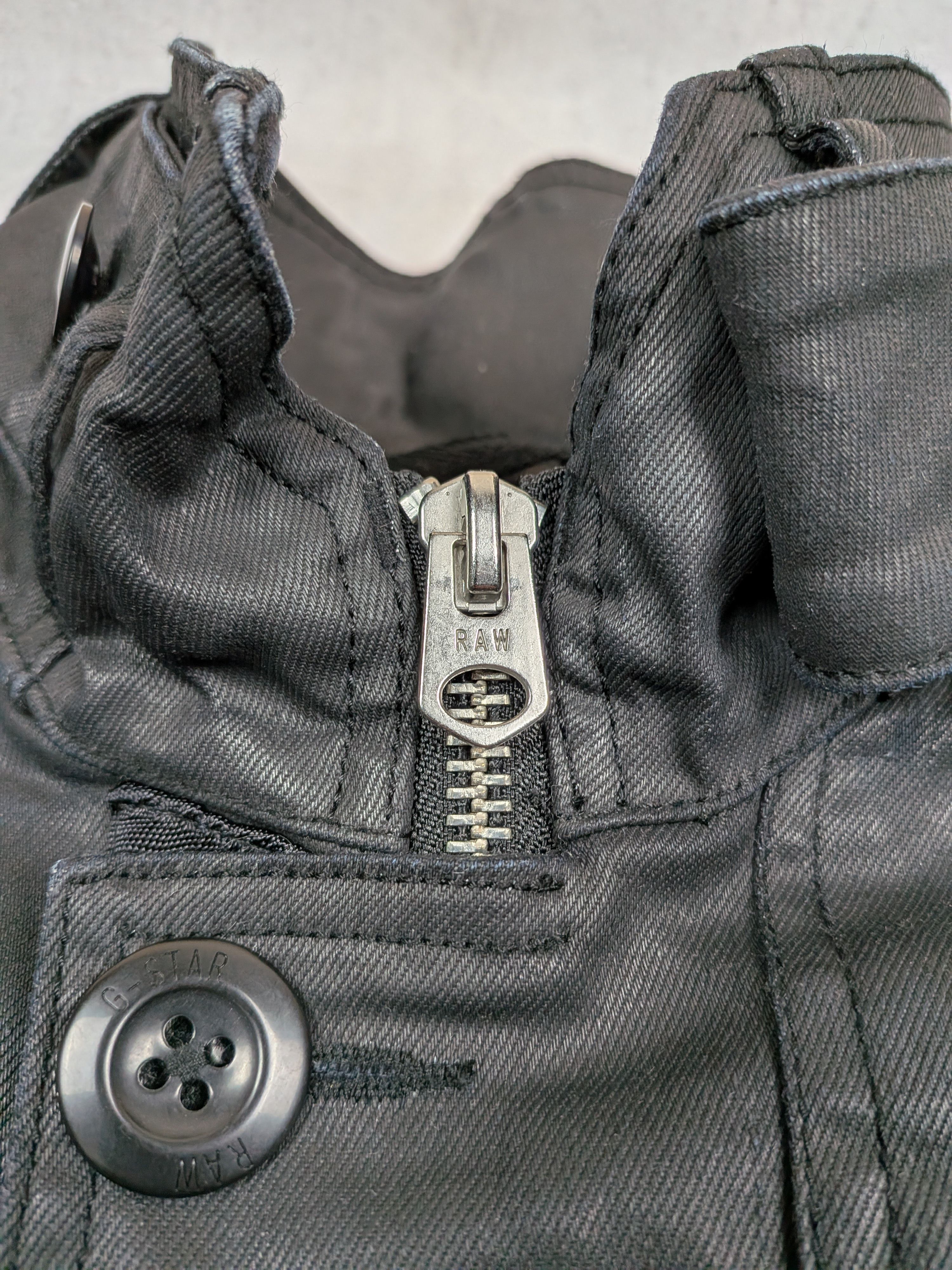 G-Star G-Star Raw Garber Coated Denim Trench Coat Black S M Size US S / EU 44-46 / 1 - 8 Thumbnail