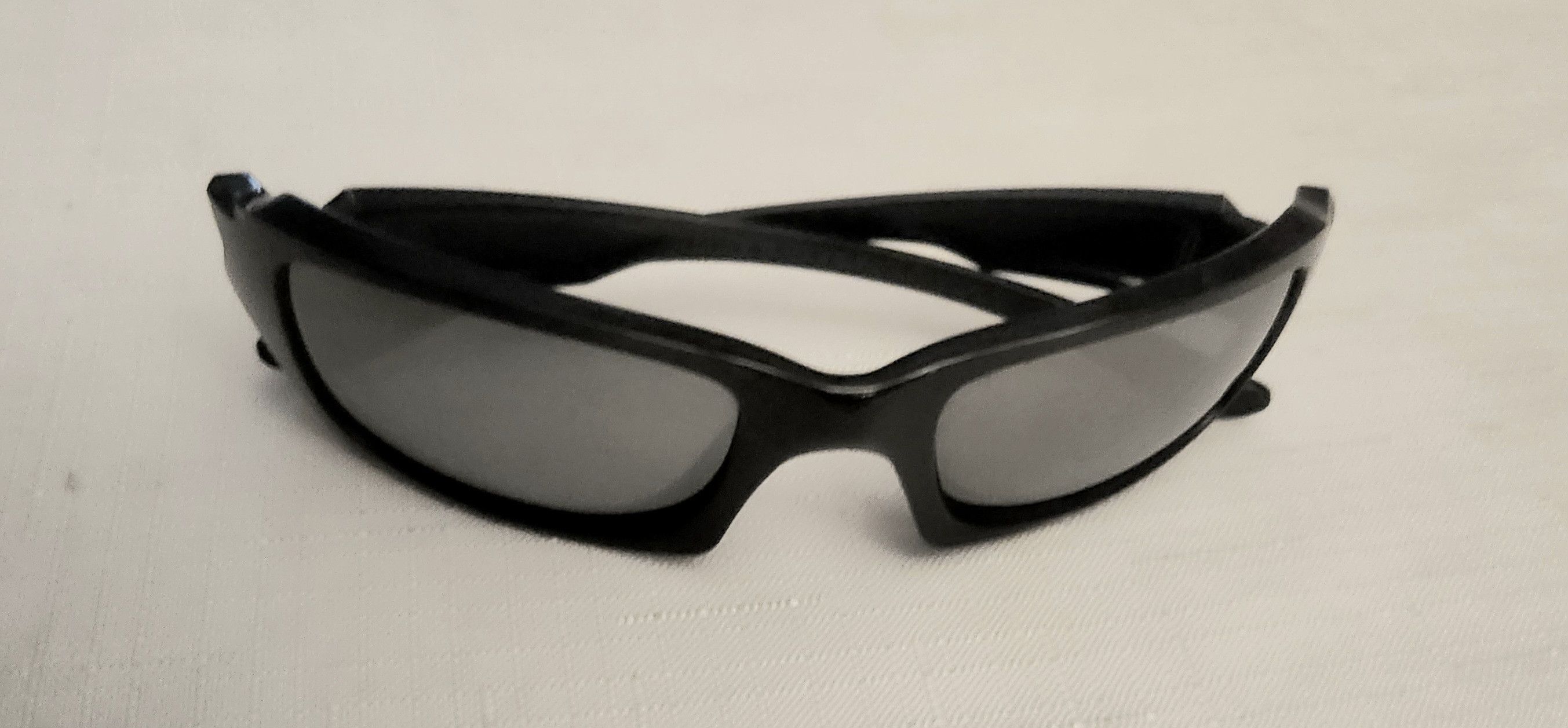 Oakley Oakley Fives Squared (4+1) 2 12967 vtg Black Wrap Sunglasses Size ONE SIZE - 6 Thumbnail