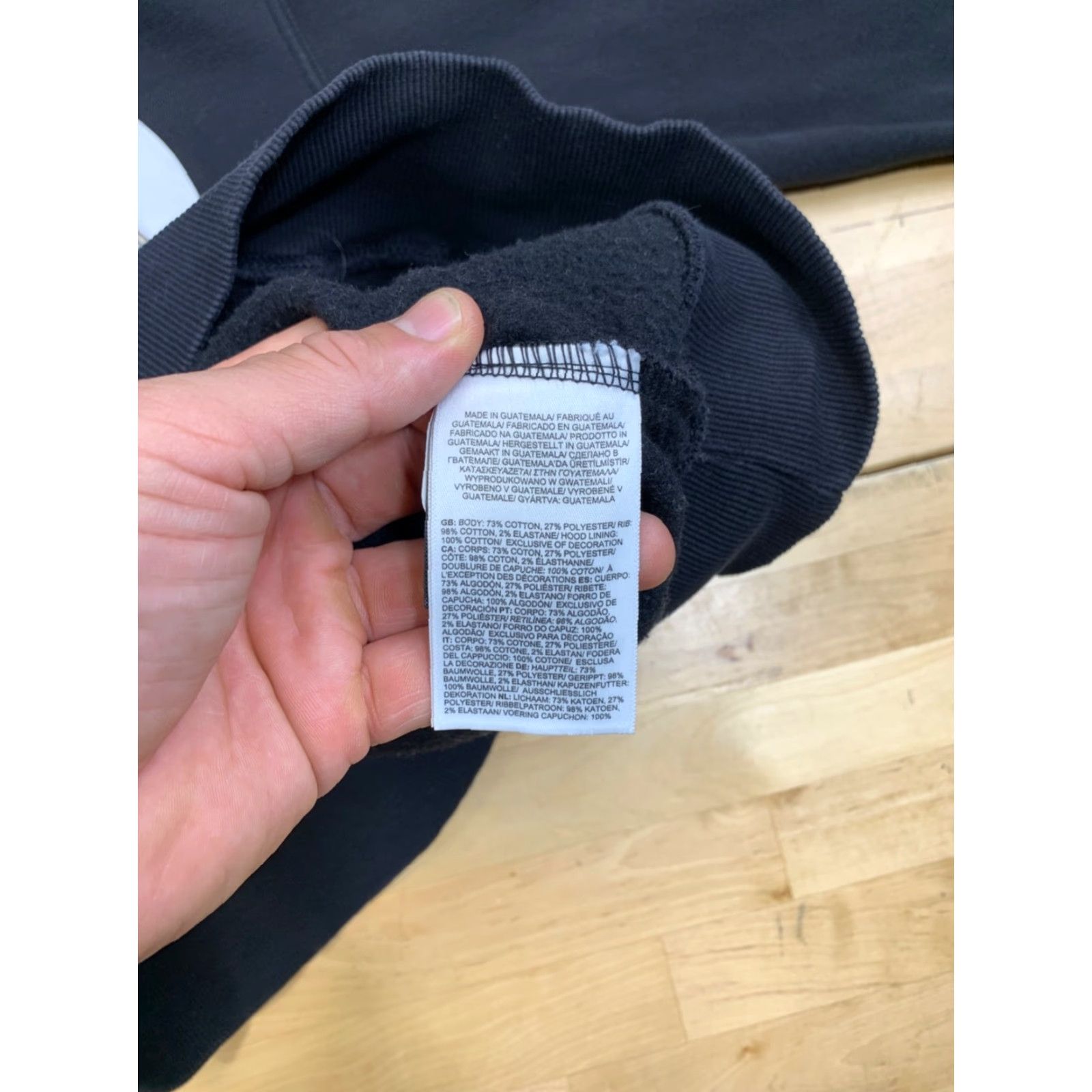 The North Face VINTAGE? No — (If not vintage, skip) The North Face Pullover Hoodie Mens S Black Logo Outdoor Casual Winter 12881 Size US S / EU 44-46 / 1 - 5 Thumbnail
