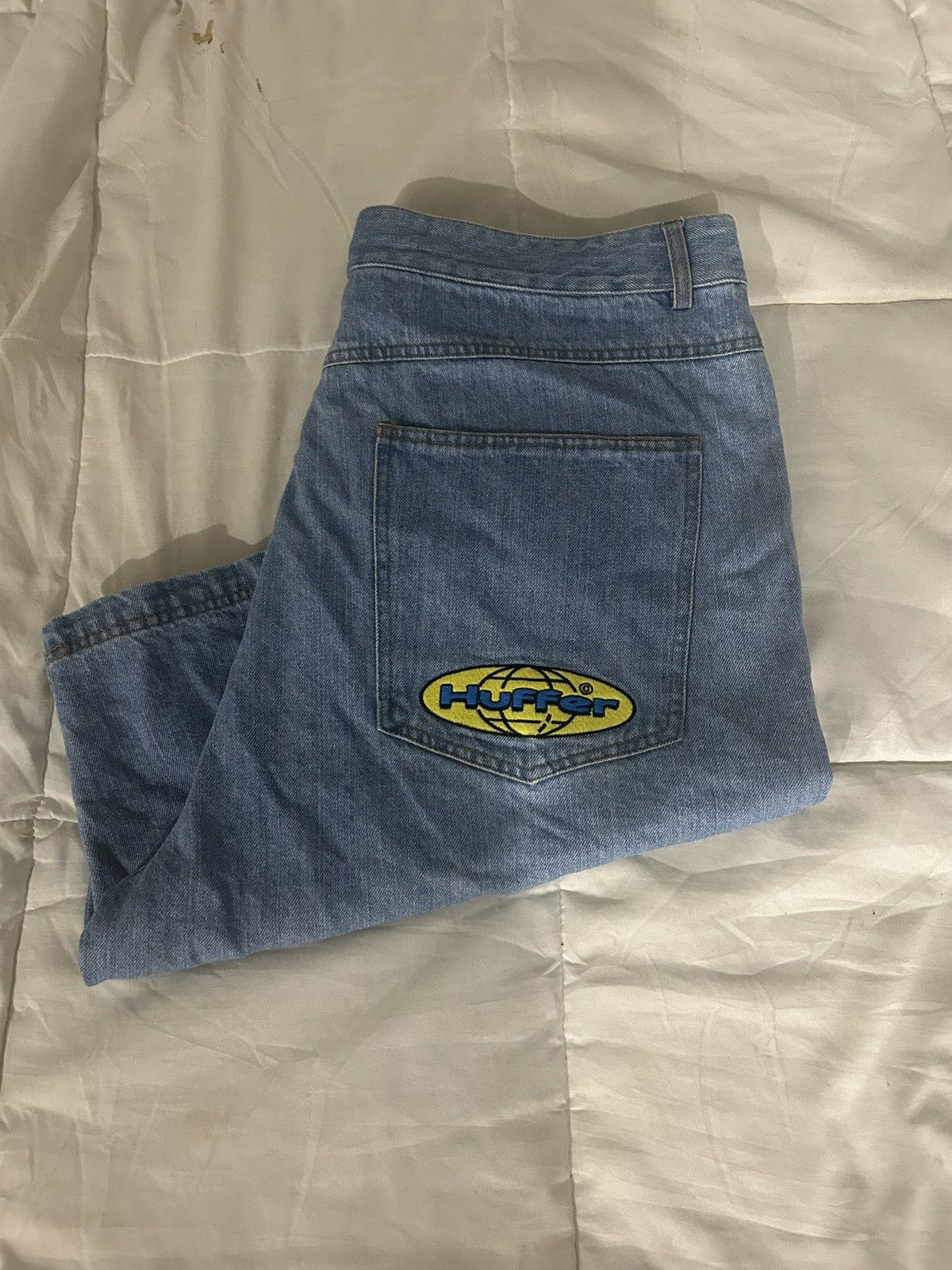 Huffer Baggy Jorts 34” Blue