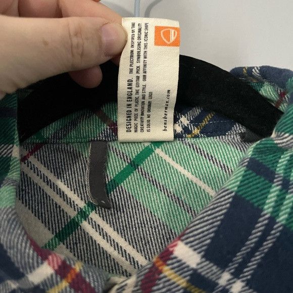 Ben Sherman Plectrum by Ben Sherman Green Plaid Flannel With Lining sz S Size US S / EU 44-46 / 1 - 4 Thumbnail