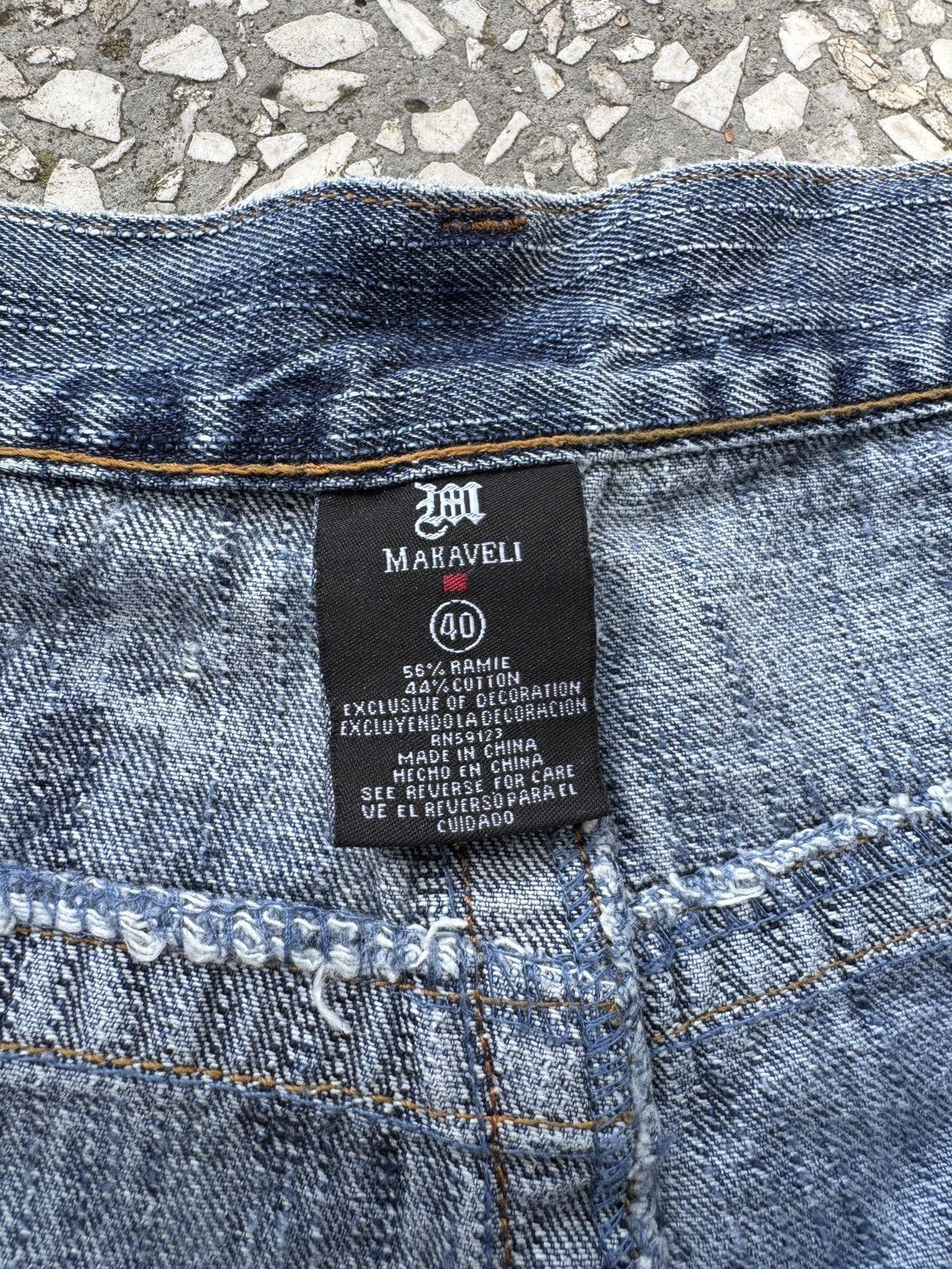 Makaveli MAKAVELI TUPAC SHAKUR Baggy Denim Jeans Pant Size US 38 / EU 54 - 5 Thumbnail