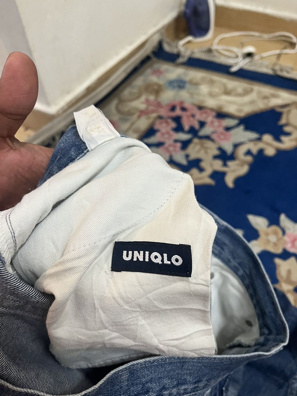 Jun Takahashi UniqloY2K Baggy Distress Style Jeans Size US 31 - 8 Thumbnail