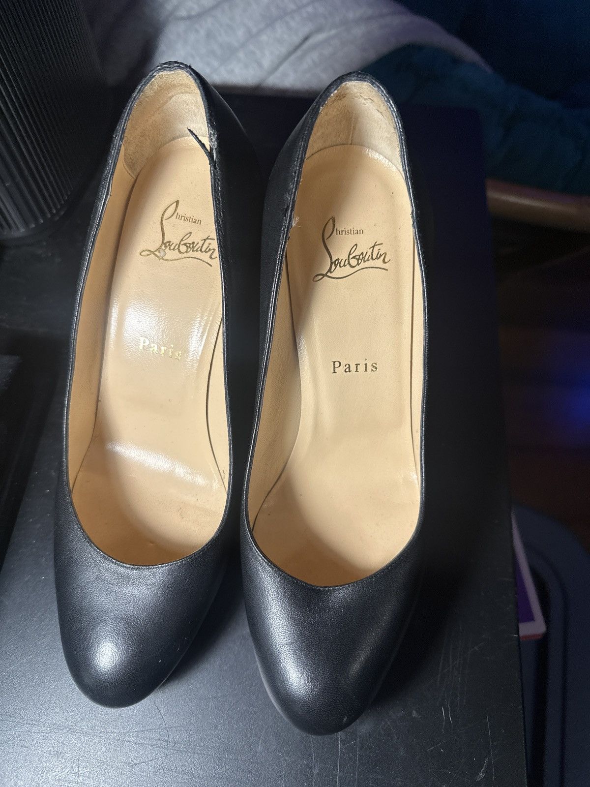 Christian Louboutin Christian Louboutin red bottom heels Size US 7.5 / IT 37.5 - 1 Thumbnail