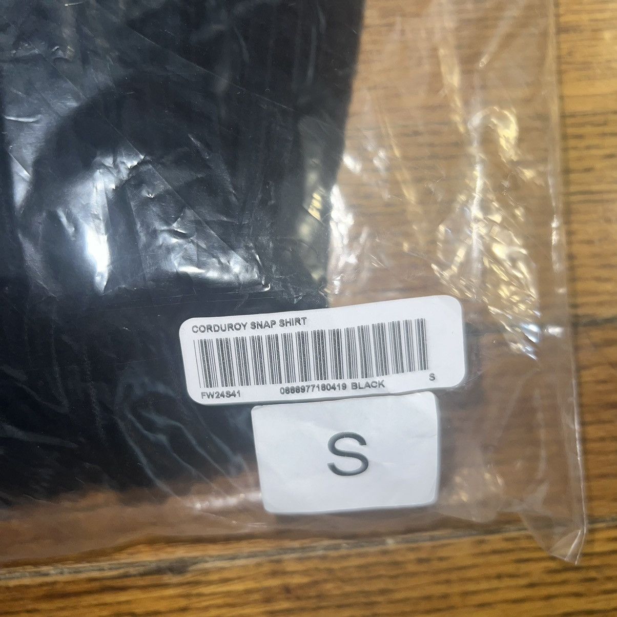 Supreme Supreme Wide Wale Corduroy Snap Shirt Black Size: S Size US S / EU 44-46 / 1 - 4 Thumbnail
