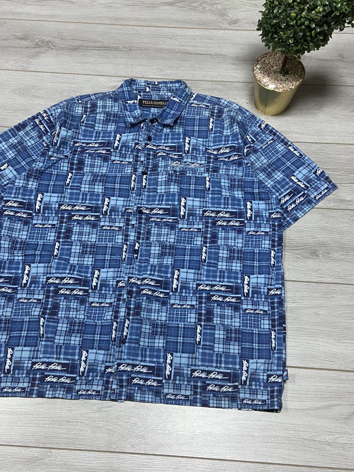 Pelle Pelle Pelle Pelle 🎶 Marc Buchanan monogram shirt buttons Size US XL / EU 56 / 4 - 2 Thumbnail
