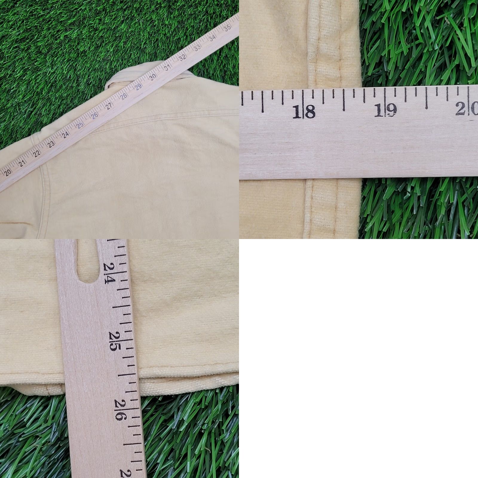 Vintage VINTAGE Woolrich Flannel Button Shirt Womens Medium 19x26 Yellow Size M / US 6-8 / IT 42-44 - 9 Thumbnail