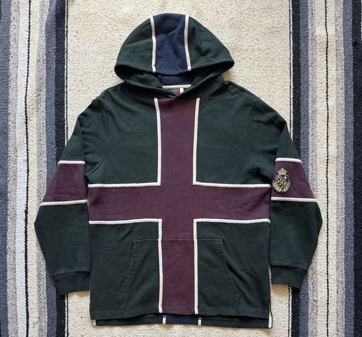 KITH Rugby Cross Hoodie Medium