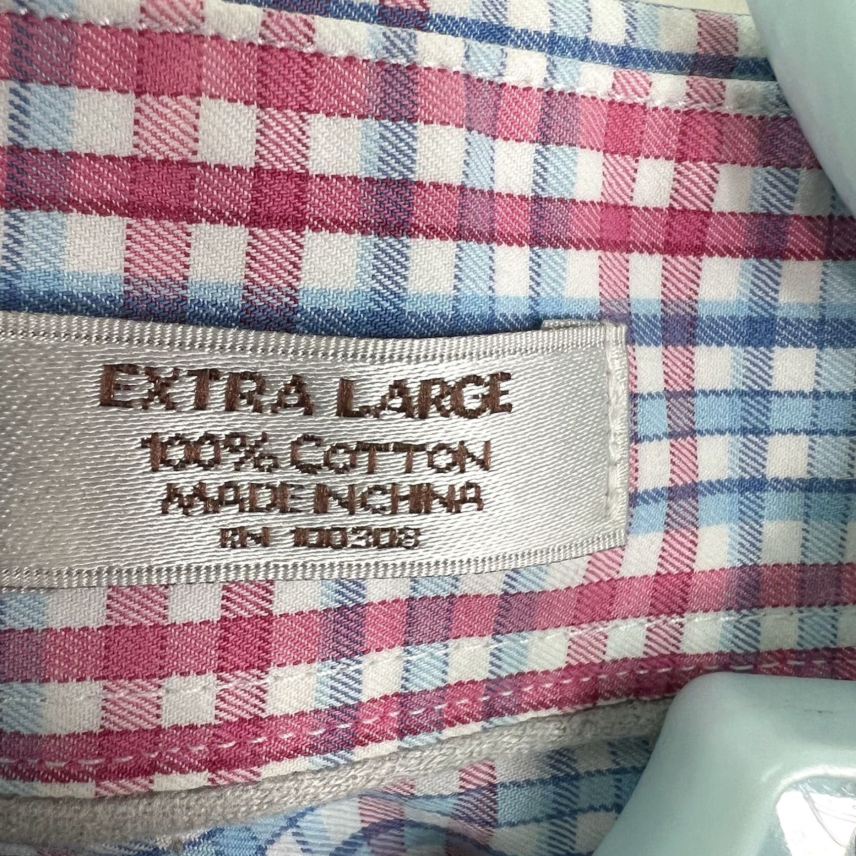 Peter Millar Peter Millar Shirt Mens XL Button-Up Long Sleeve Blue Red White Check Casual Preppy 54in Chest Mens Size US XL / EU 56 / 4 - 6 Thumbnail