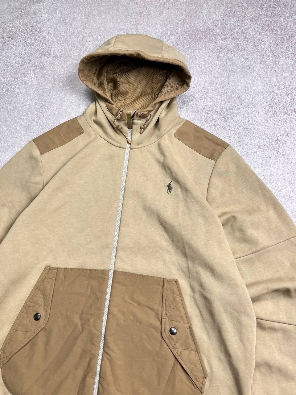 Polo Ralph Lauren × Vintage Vintage Polo Ralph Lauren Tactical Nylon Zip Hoodie XL Size US XL / EU 56 / 4 - 3 Thumbnail