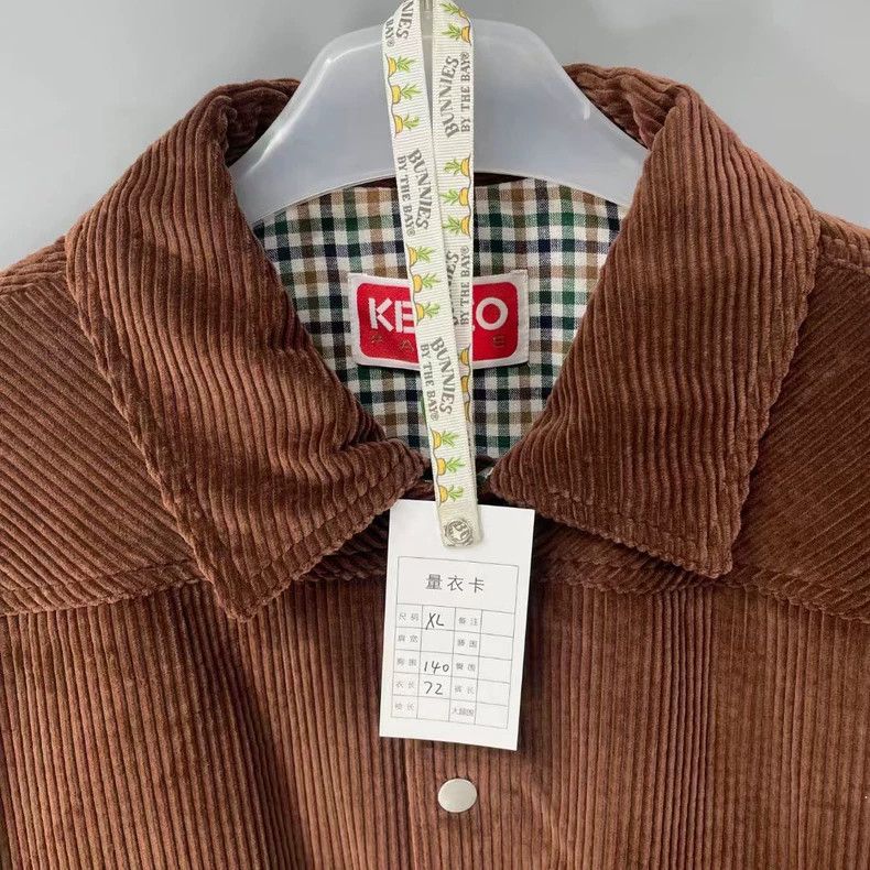 Kenzo KENZO Solid color letter collar single row button long sle Size US XL / EU 56 / 4 - 6 Thumbnail