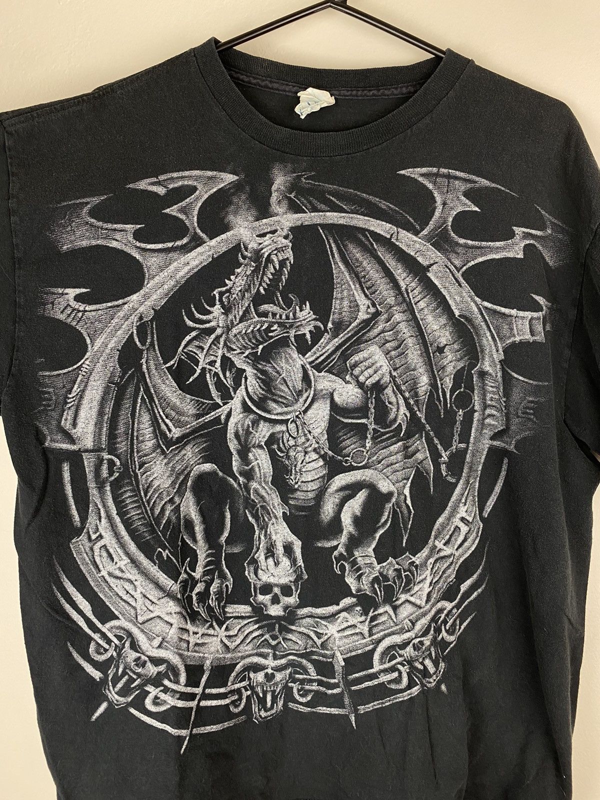 Liquid Blue Vintage 2001 Liquid Blue Dragon T Shirt Tee Y2K Rare Size US XL / EU 56 / 4 - 2 Thumbnail