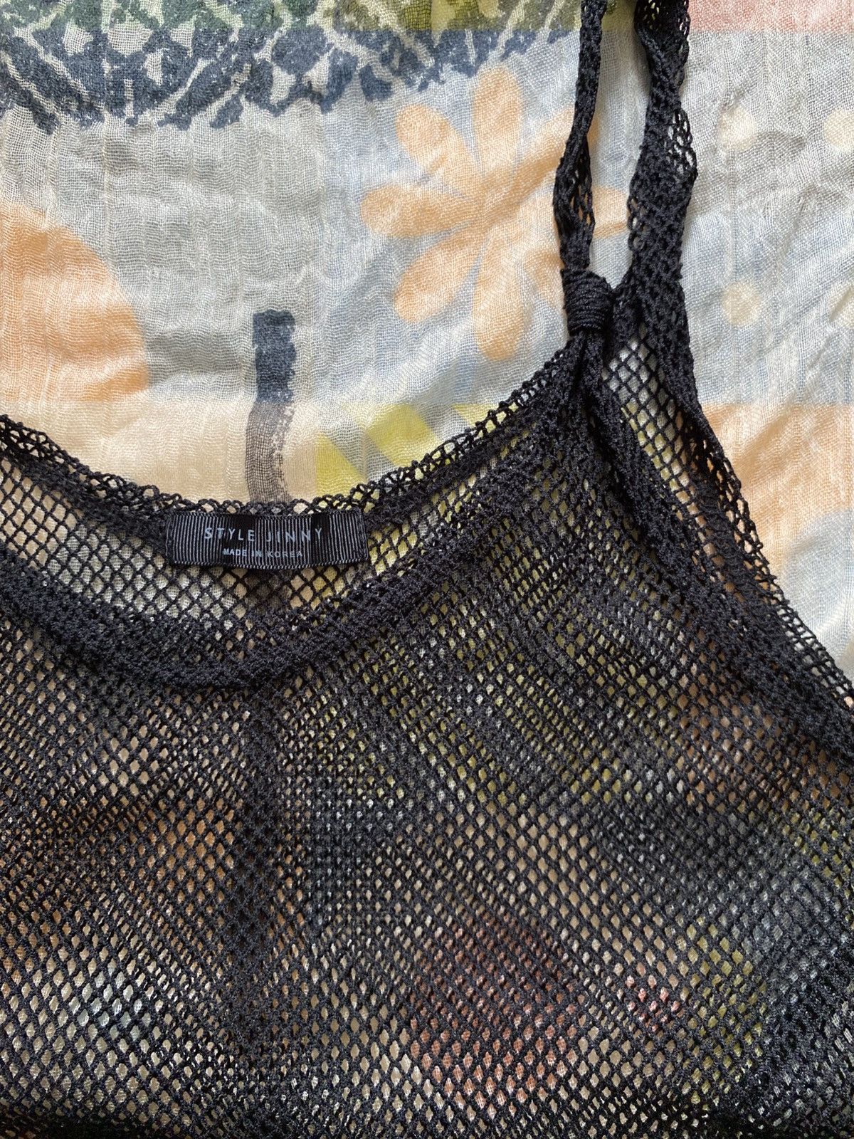 Japanese Brand Vintage style jinny fishnet punk tanktop y2k Size US M / EU 48-50 / 2 - 4 Thumbnail