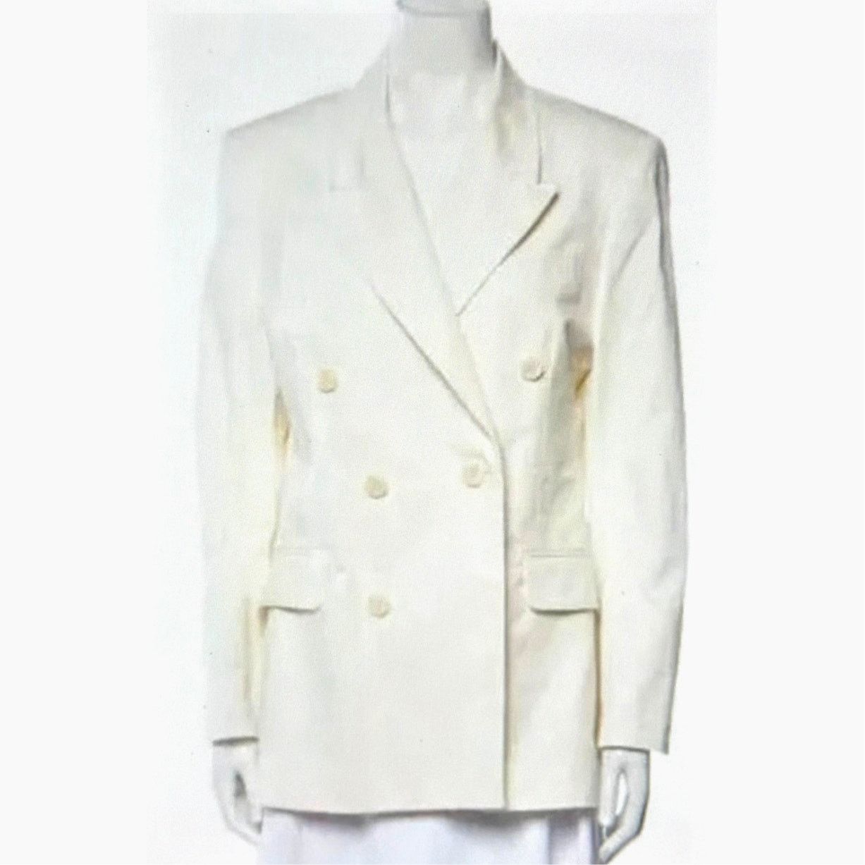 Zadig & Voltaire Zadig & Voltaire Vina Coton Blazer - Cream- size 40 (4) Size S / US 4 / IT 40 - 4 Thumbnail