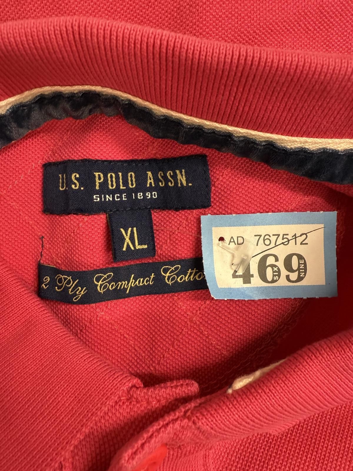 U.S. Polo Assn. U.S. Polo Assn. Pink Polo Shirt XL Size US XL / EU 56 / 4 - 2 Thumbnail