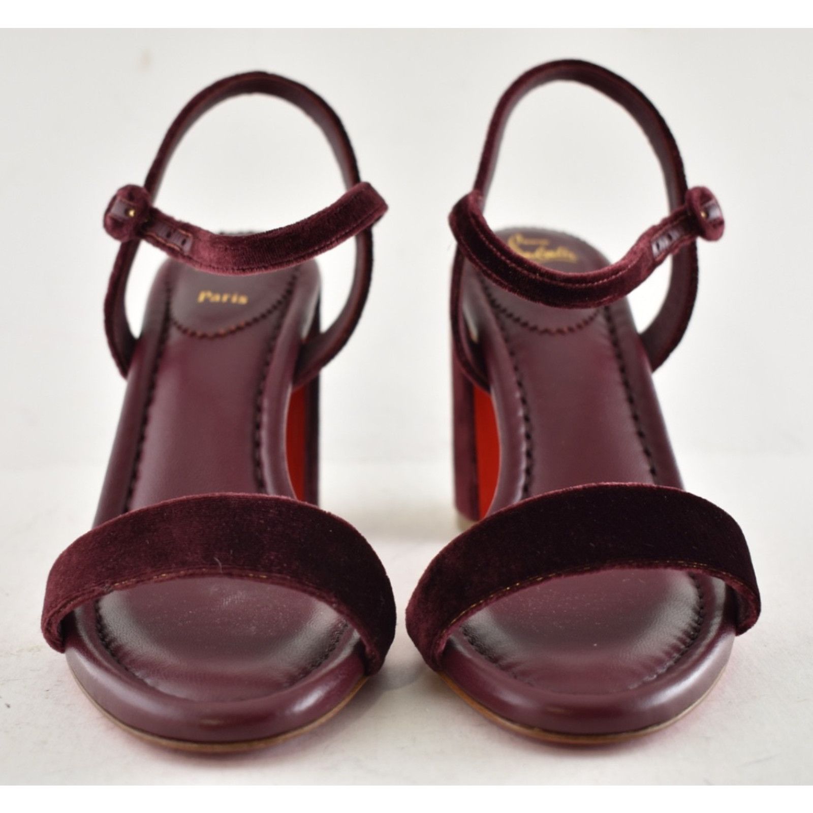 Christian Louboutin Christian Louboutin Miss Jane Sandal 85 Block Heel 38.5 Size US 8.5 / IT 38.5 - 6 Thumbnail