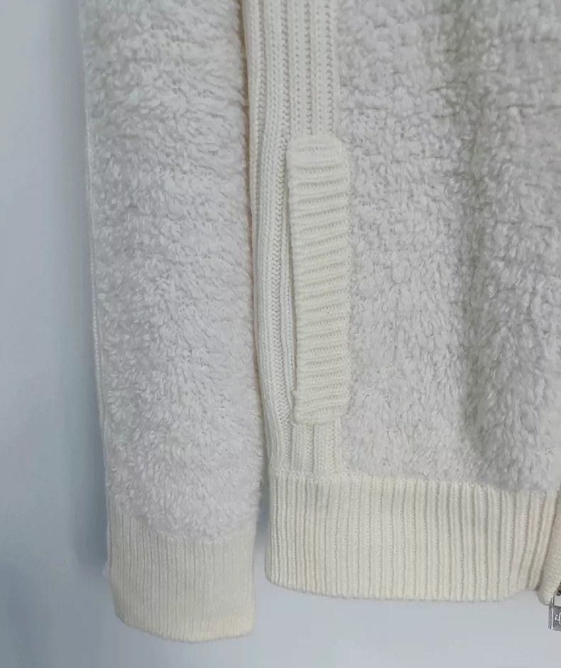 Loro Piana LORO PIANA White Teddy Snow White Princess cashmere coat Size XL / US 12-14 / IT 48-50 - 9 Thumbnail