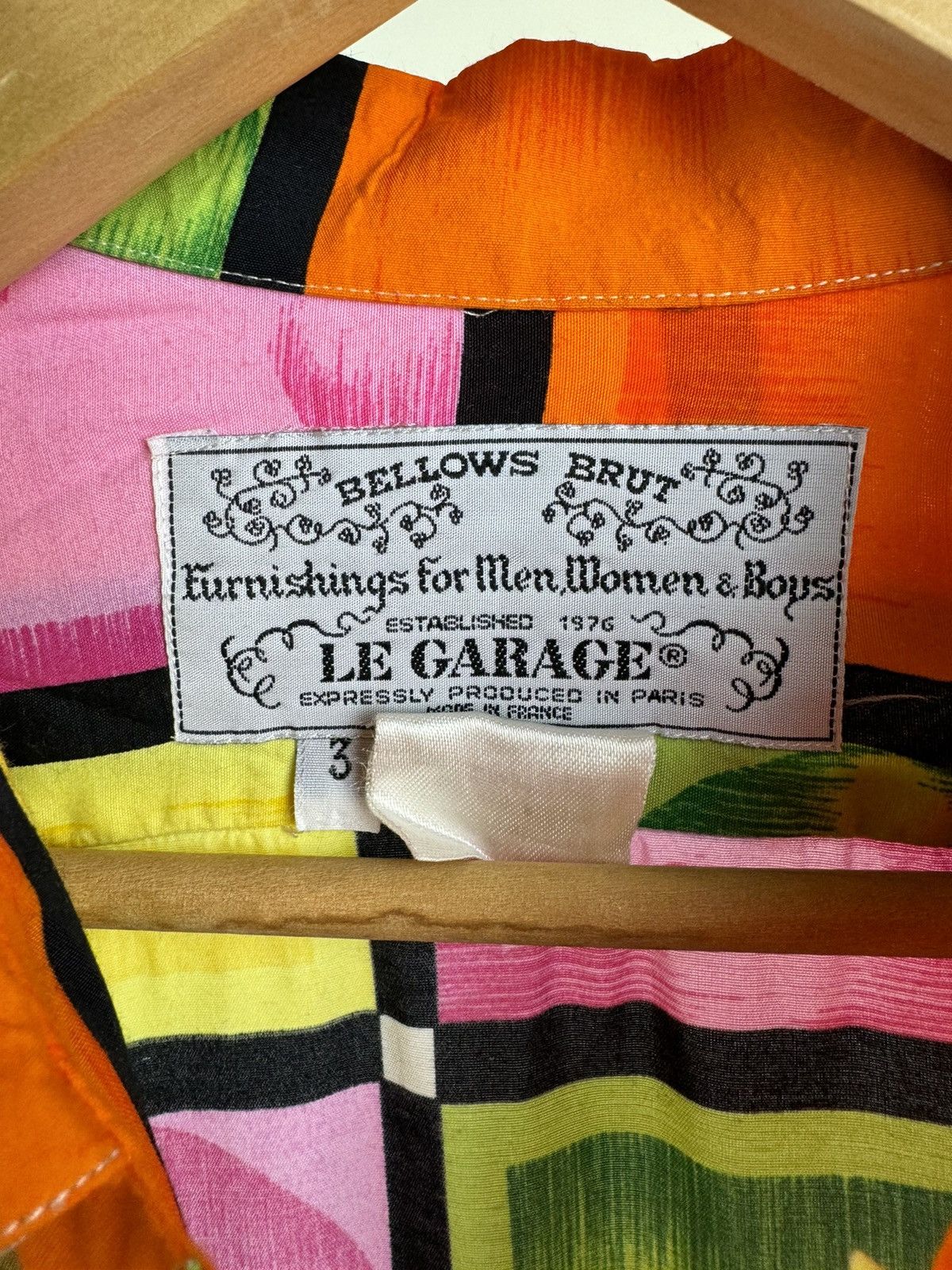 Vintage Le Garage Bellows Brut Vintage Art Retro Shirt Versace Style Size US L / EU 52-54 / 3 - 12 Thumbnail