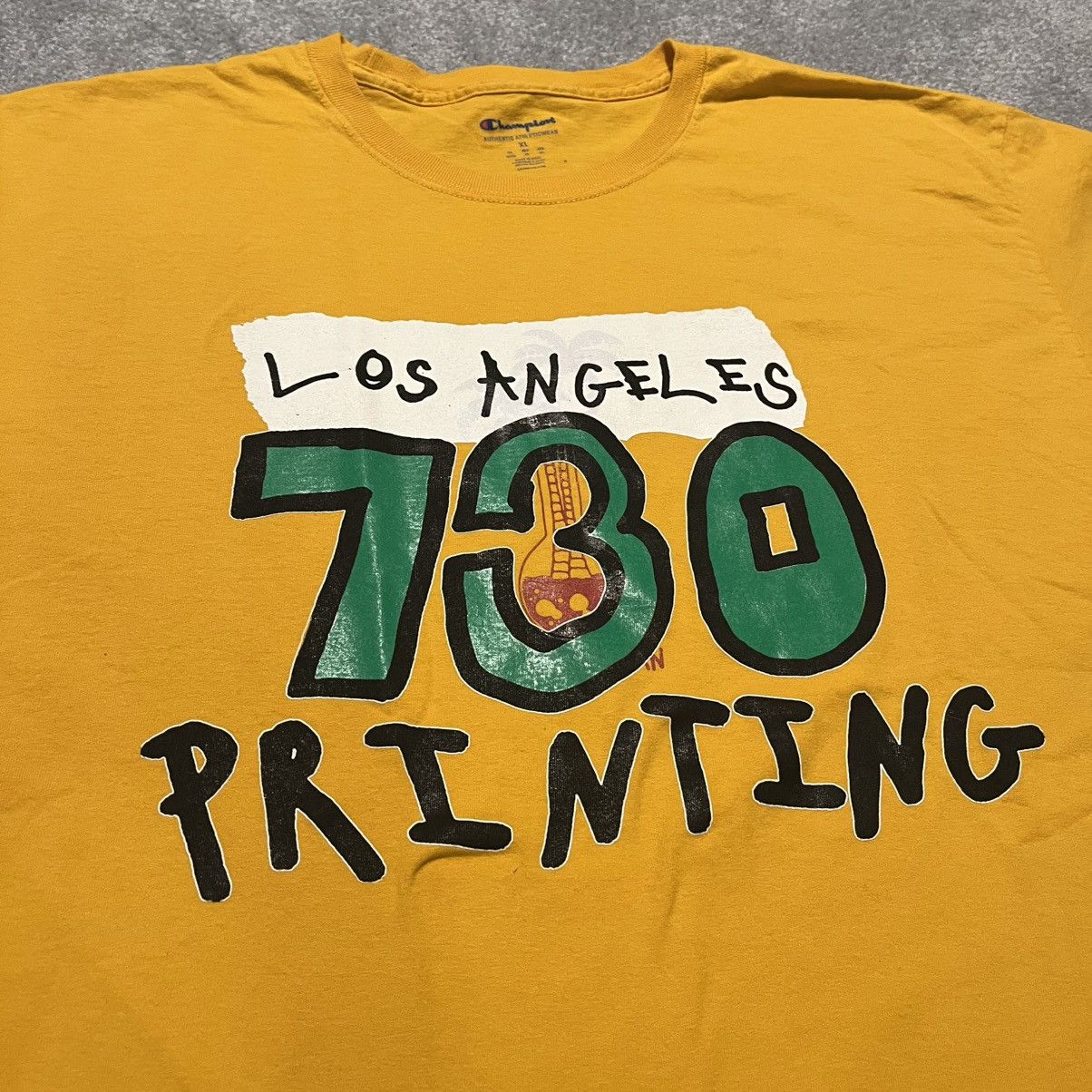 Asspizza Vintage Asspizza 730 Printing Los Angeles Graphic Logo Tee Size US XL / EU 56 / 4 - 2 Thumbnail