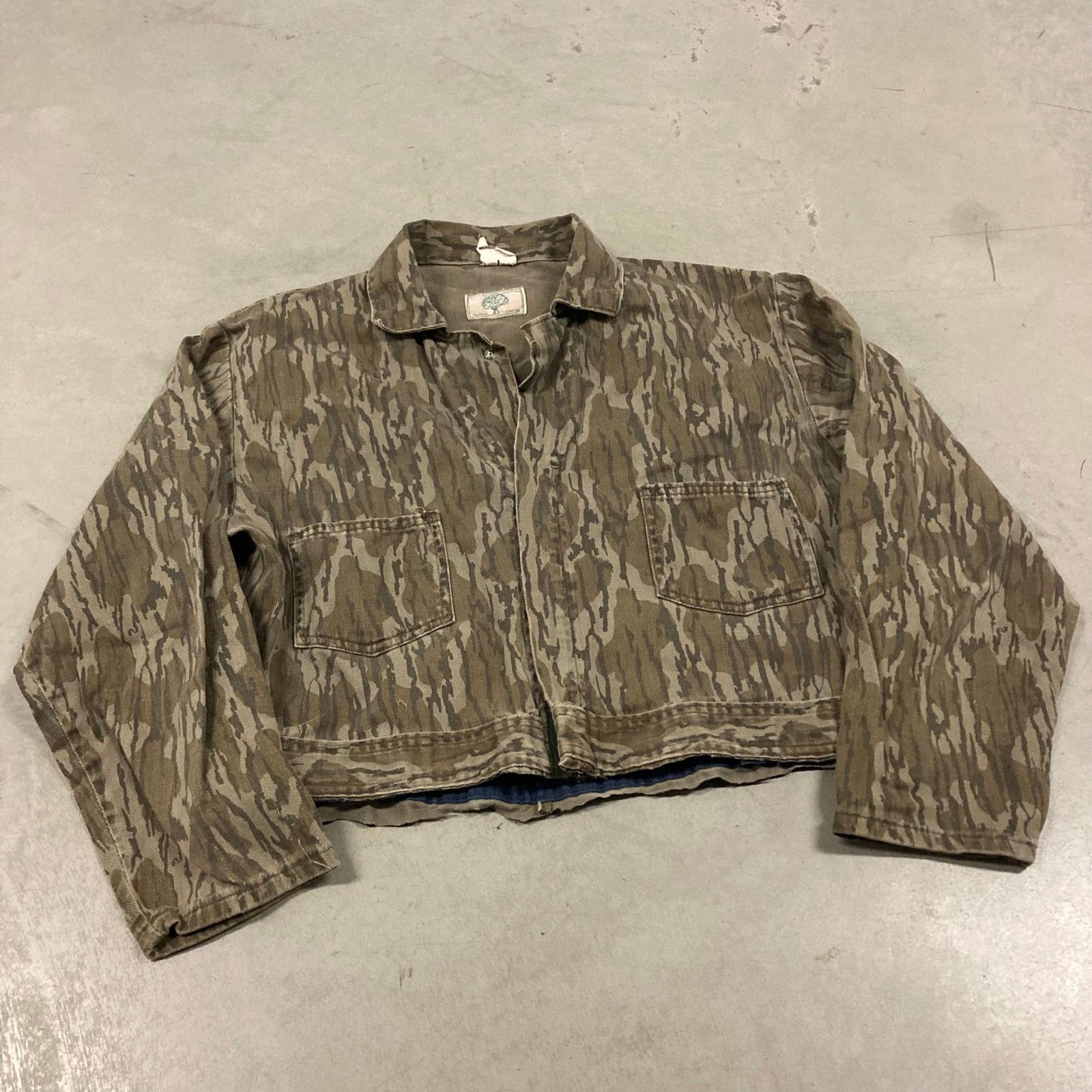 Vintage y2k camo Detroit style cutoff jacket Size US L / EU 52-54 / 3 - 1 Thumbnail
