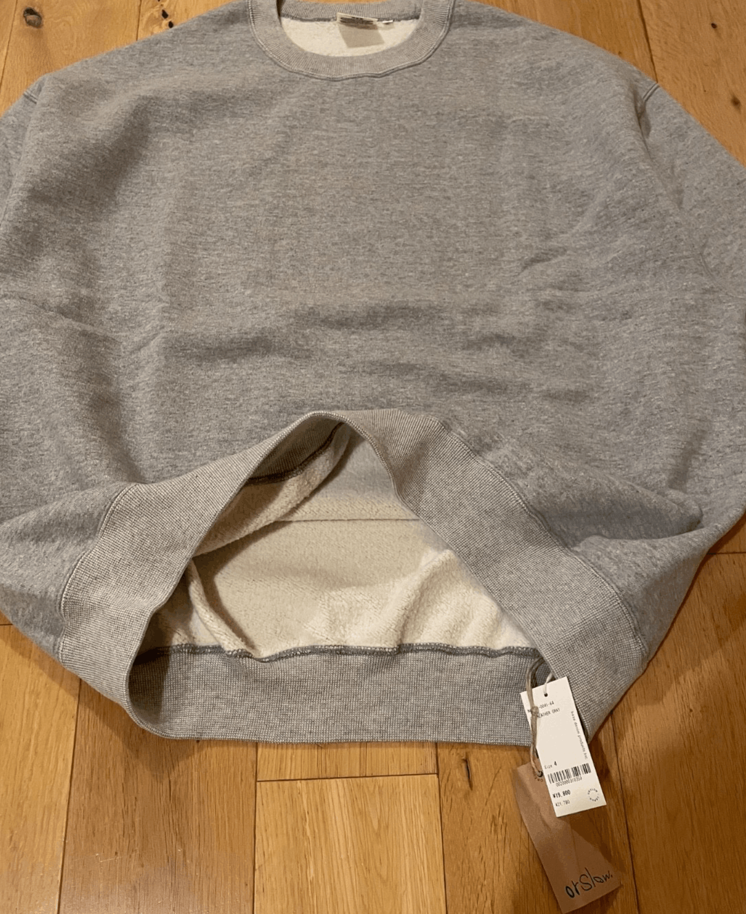 Orslow orSlow Densely Woven Sweatshirt Grey Size 4 Size US XL / EU 56 / 4 - 4 Thumbnail