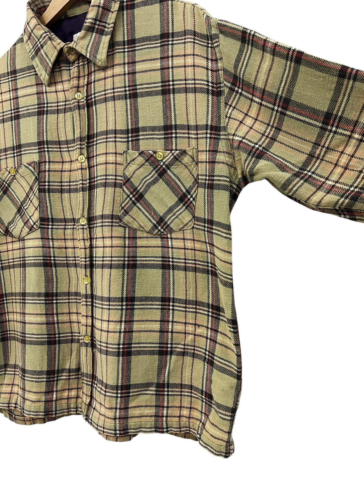 Needles Needles Boxy Cut 3/4 Sleeve Tartan Check Flannel Shirt Size US M / EU 48-50 / 2 - 6 Thumbnail