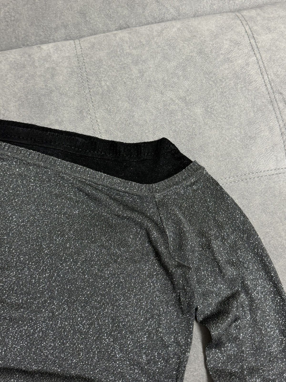 Versace × Versus Versace × Vintage Vintage Versace Versus asymmetric Y2K mesh sweatshirt Size M / US 6-8 / IT 42-44 - 7 Thumbnail