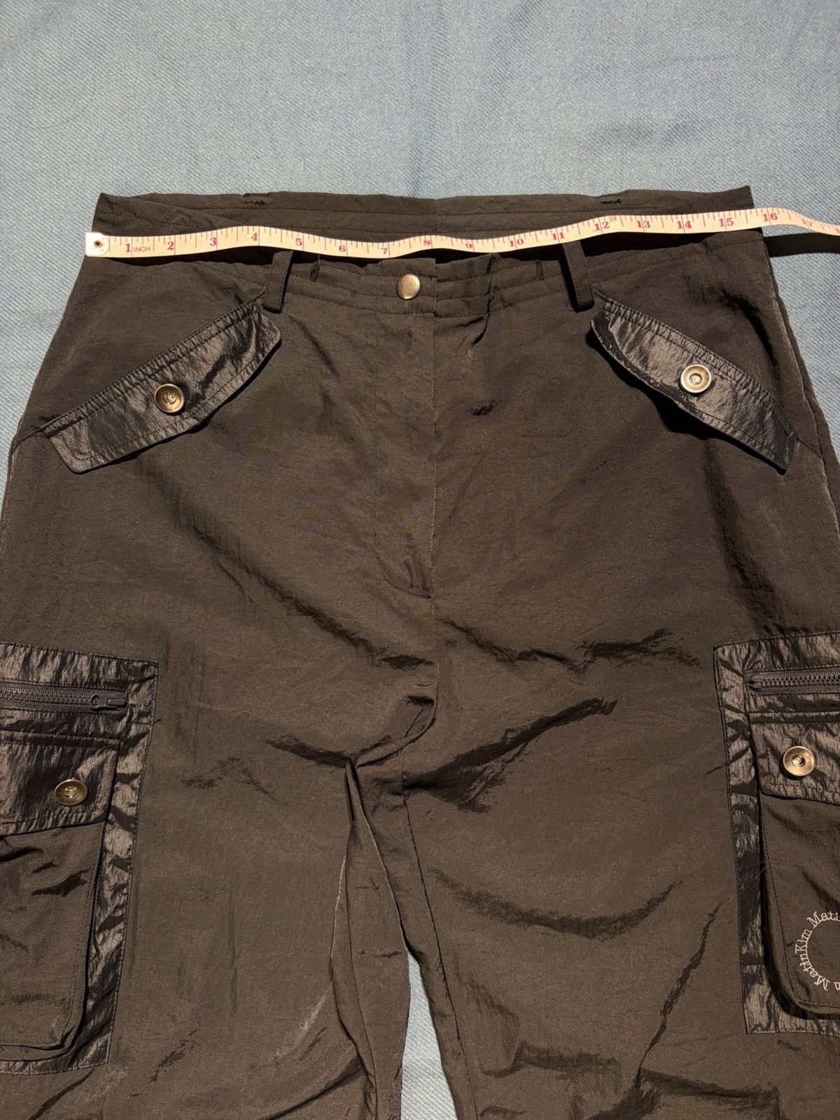 Matin Kim Matin Kim Nylon Cords Multipockets Cargo Pants W35 Size US 35 - 9 Thumbnail