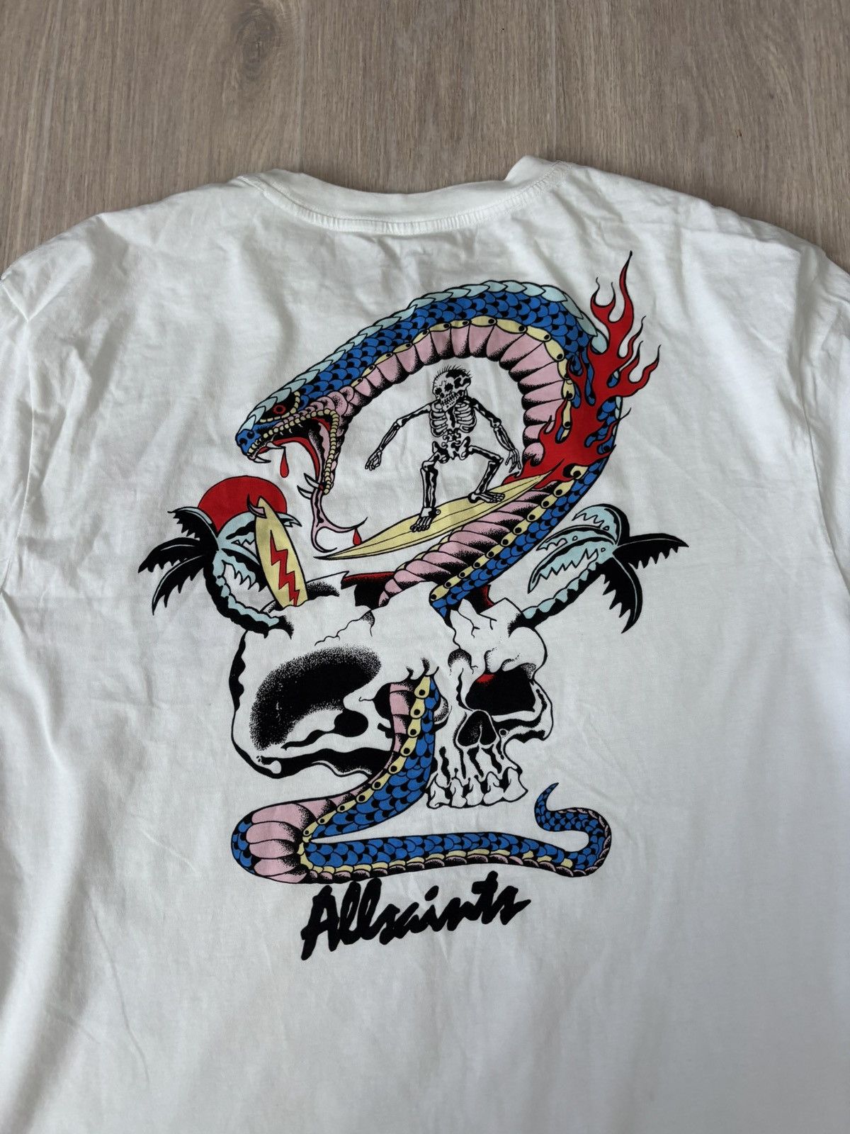 Allsaints AllSaints dragon men’s t shirt y2k Size US XXL / EU 58 / 5 - 2 Thumbnail