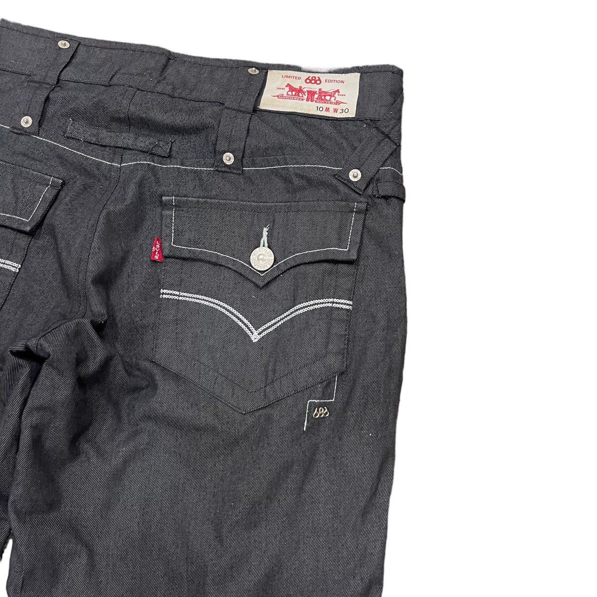 Levi's × Levi's Vintage Clothing × Vintage Rare Limited Edition Levis x 686 Denim Ski Pants Size 36" / US 14 / IT 50 - 8 Thumbnail