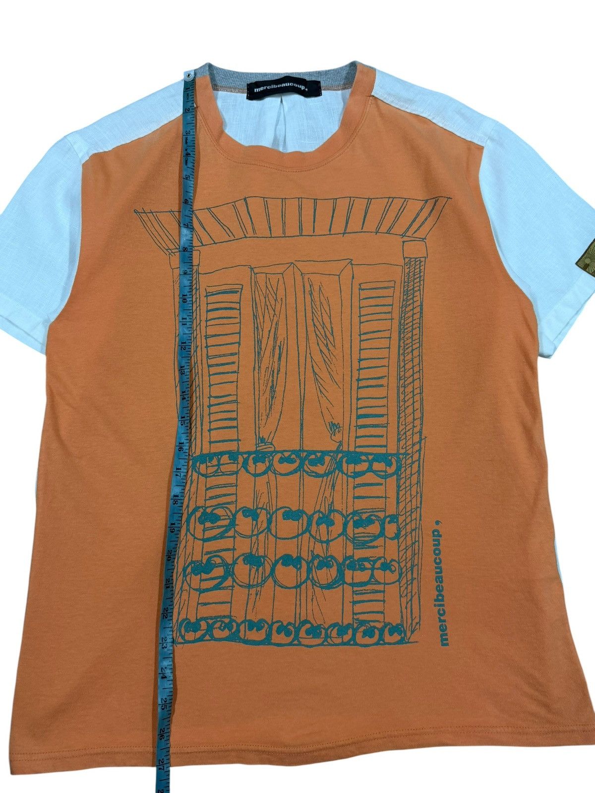 mercibeaucoup Mercibeaucoup,Miyake Design Hybrid Linen Cotton Tee Size US M / EU 48-50 / 2 - 8 Thumbnail