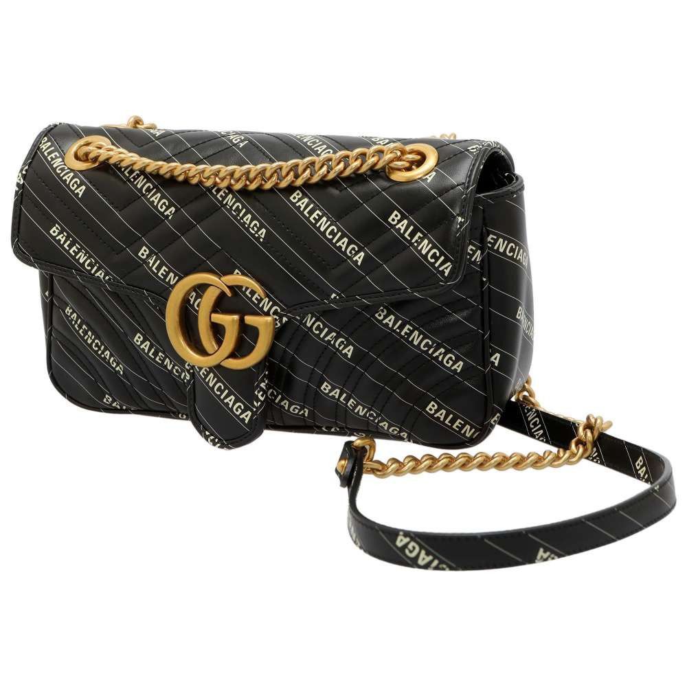 Gucci Shoulder Bag GG Marmont Small Black