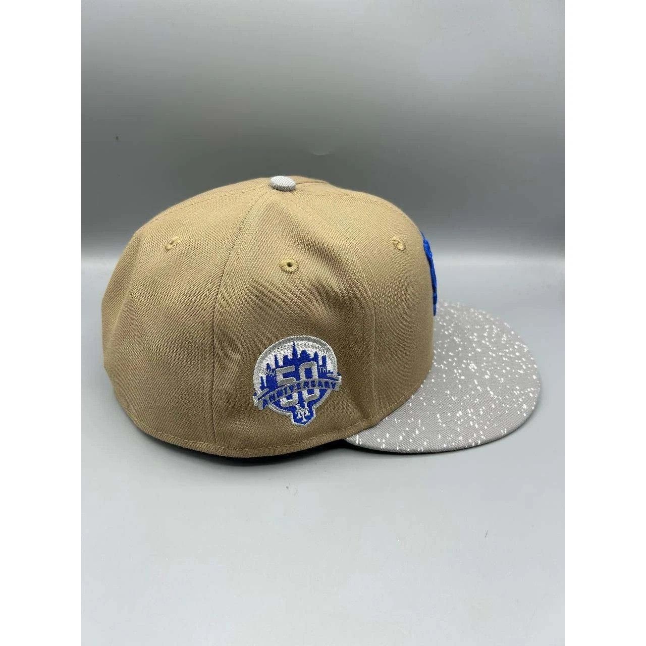 New Era New York Mets Hat Men 7 3/4 MLB 59Fifty New Era Fitted Cap Size ONE SIZE - 7 Thumbnail