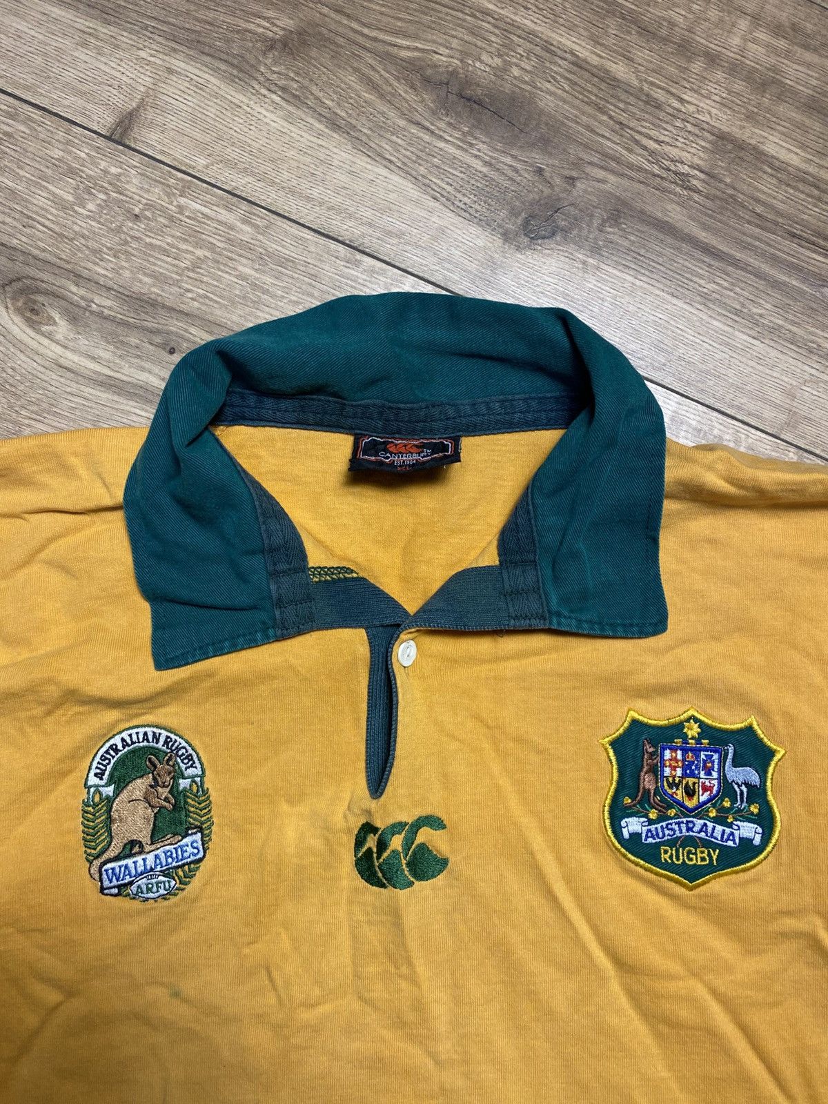 Cotton Traders Vintage 1990 Australia Wallabies Rugby Jersey Canterbury XL Size US XL / EU 56 / 4 - 3 Thumbnail