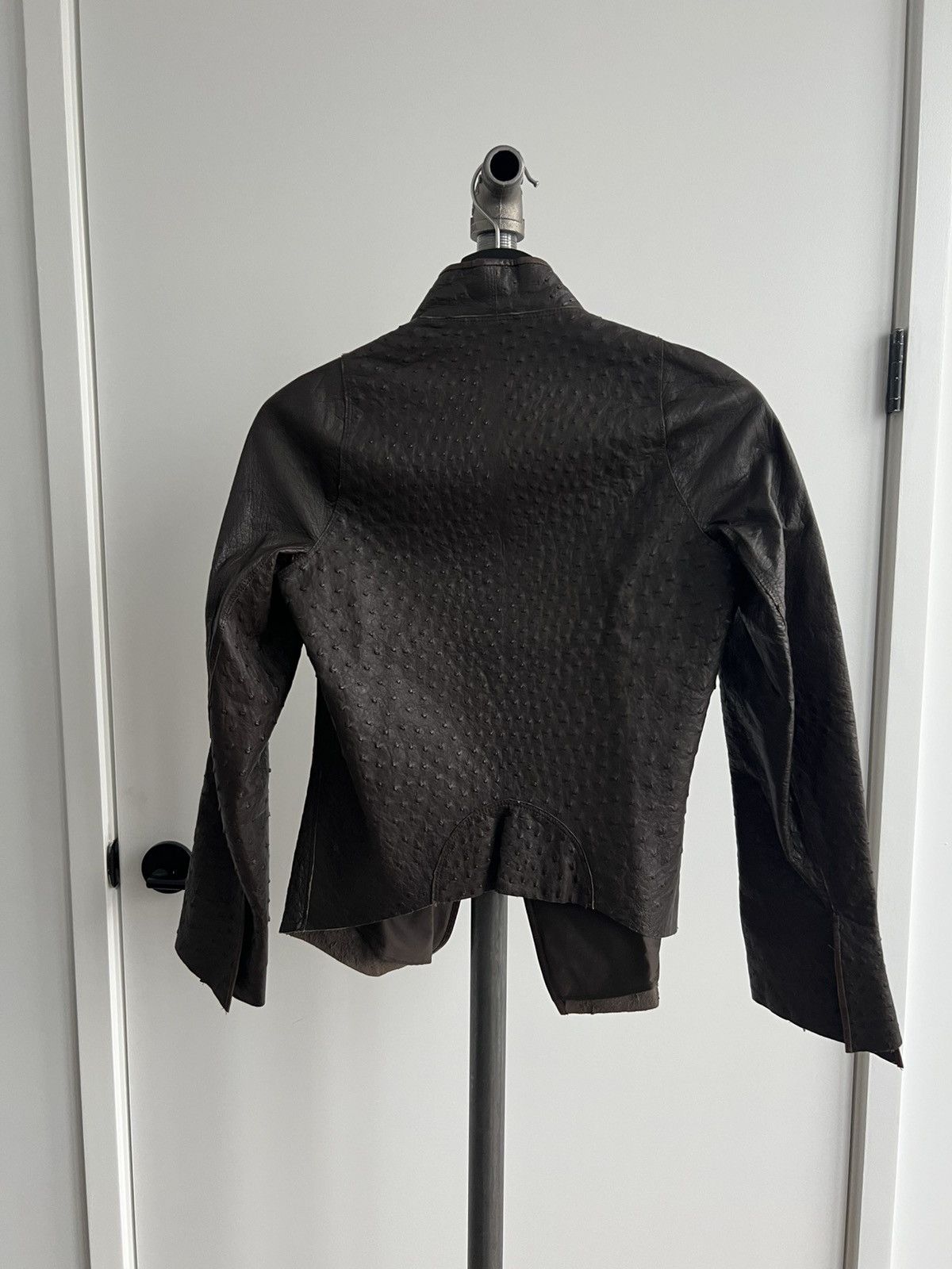 Revillon AW03 Ostrich-Leather Jacket Size XXS / US 00 / IT 34 - 9 Thumbnail