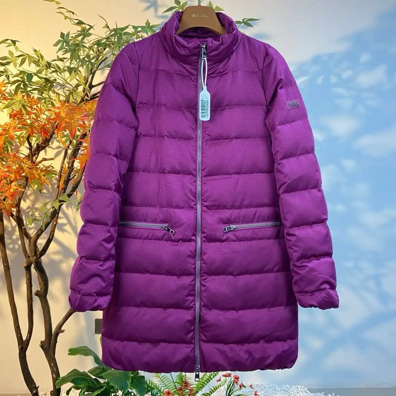 Fendi Fendi Purple Polyester Women's Puffer Jacket 0089 Size M / US 6-8 / IT 42-44 - 1 Thumbnail