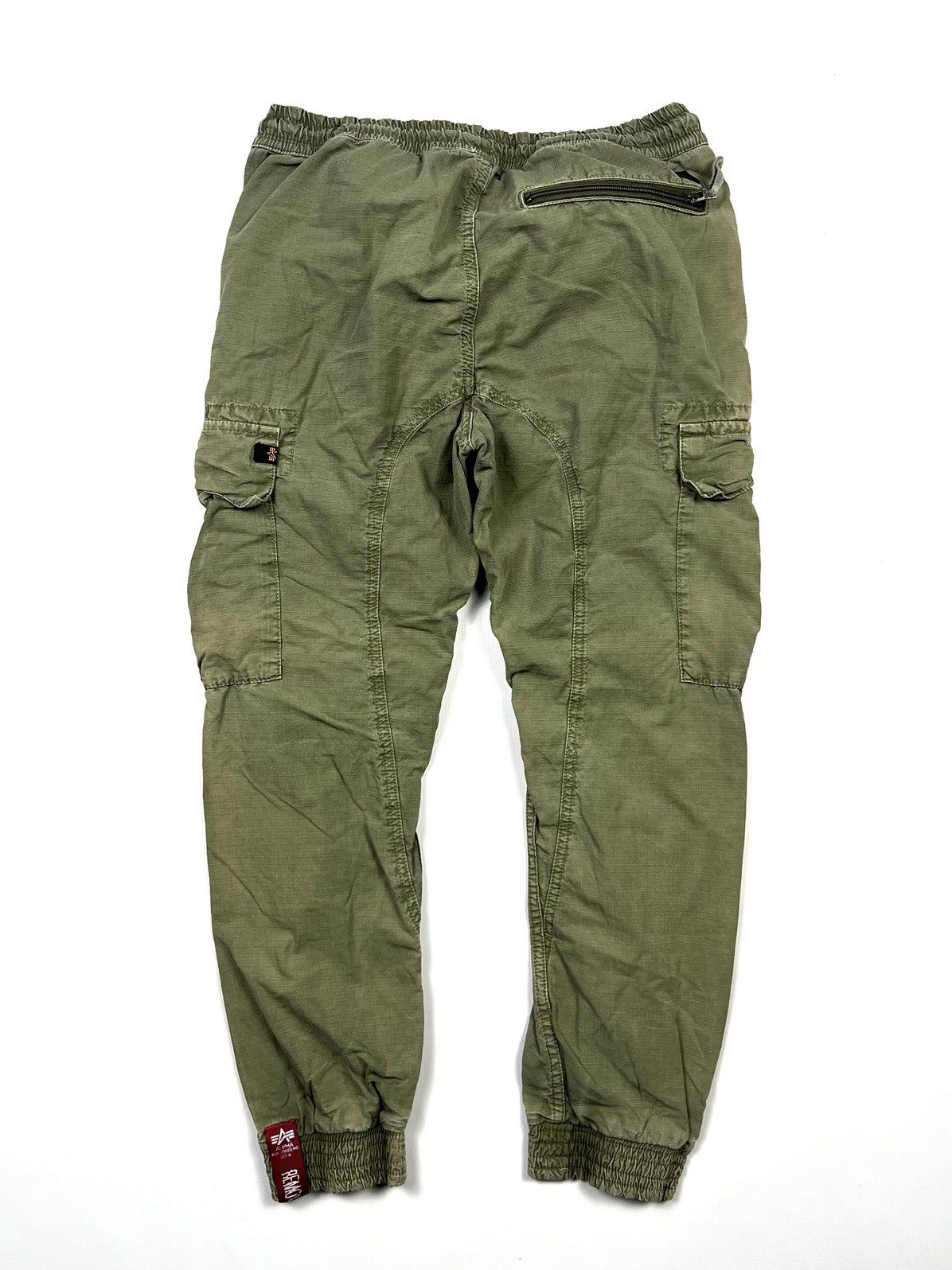 Alpha Industries × Japanese Brand 🪖 Alpha Industries Vintage Cargo Pants Japanese Brand Army Size US 31 - 4 Thumbnail